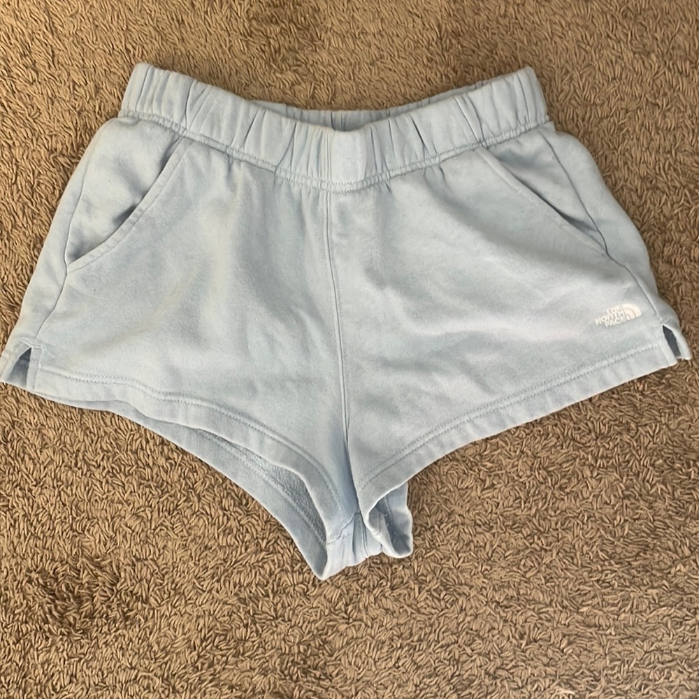 Blue north face shorts!